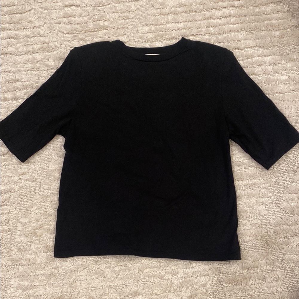 Mango Shoulder Padded Tshirt Sz XS/S